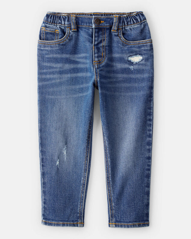 Product image 1 of Toddler Boy Mid-Rise Distressed Denim Jeans - Blue