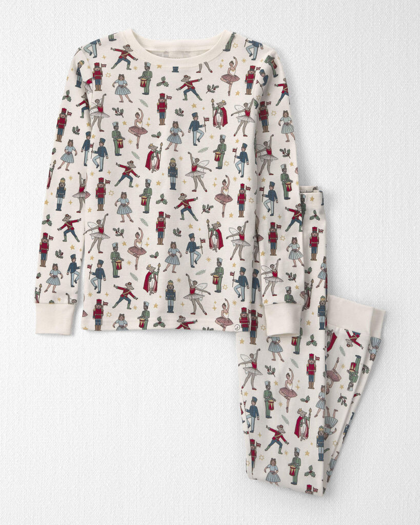 Little Planet Kids 2-Piece Organic Cotton Pajamas in Nutcracker 10 Nutcracker