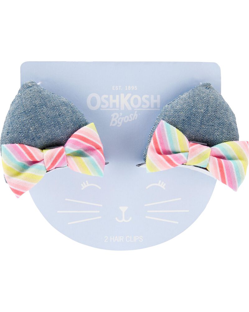 Chambray Clip On Cat Ears Carters Com