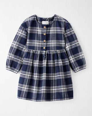 Product image 1 of Toddler Girl Organic Cotton Flannel Dress