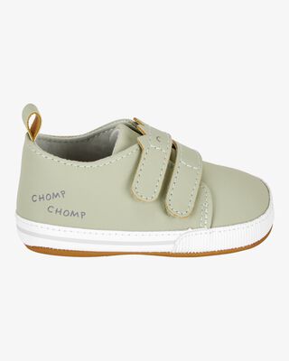 Product image 2 of Baby Dinosaur Slip-On Shoes - Olive