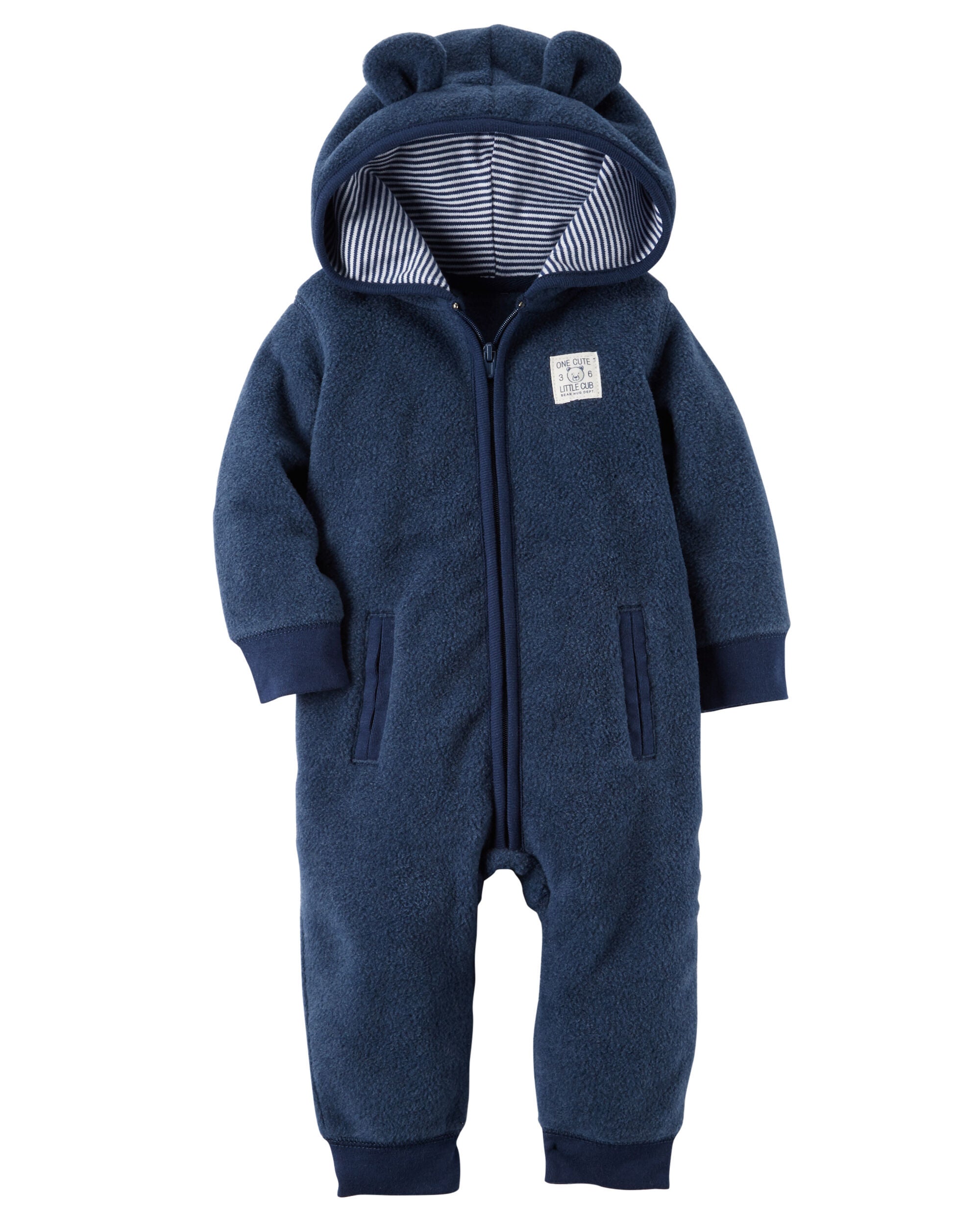 carters fleece onesie