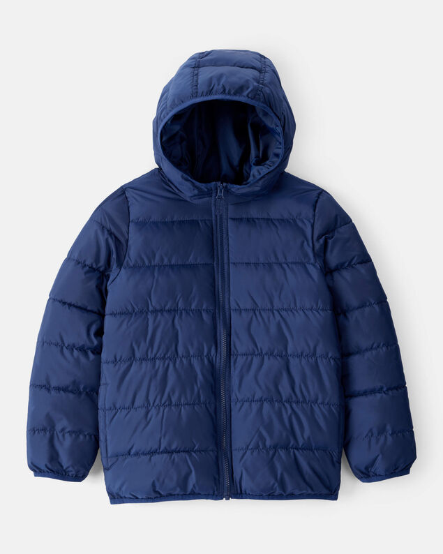 Product image 1 of Kid Hooded Puffer Jacket - Navy Blue