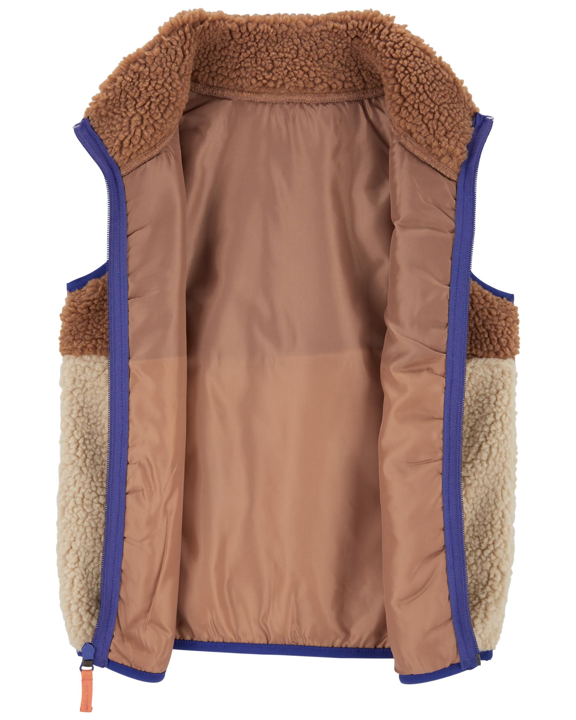 Kid Zip-Up Sherpa Vest - Carter's | Carter's