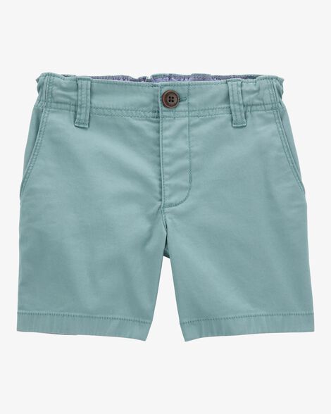 Product image 1 of Toddler Flat-Front Shorts - Teal