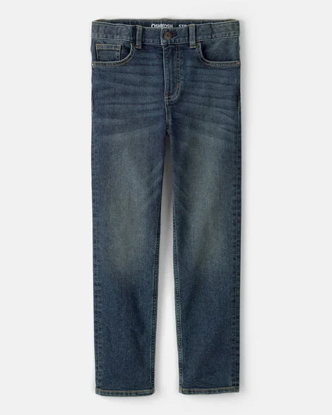Image of Kid Dark Wash Straight-Leg Jeans