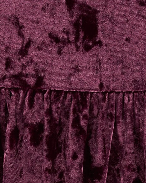 Product image 3 of Baby Velour Puff Sleeve Dress