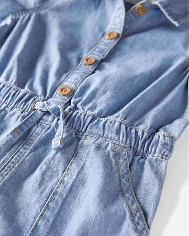 Product image 2 of Toddler Organic Cotton Chambray Romper