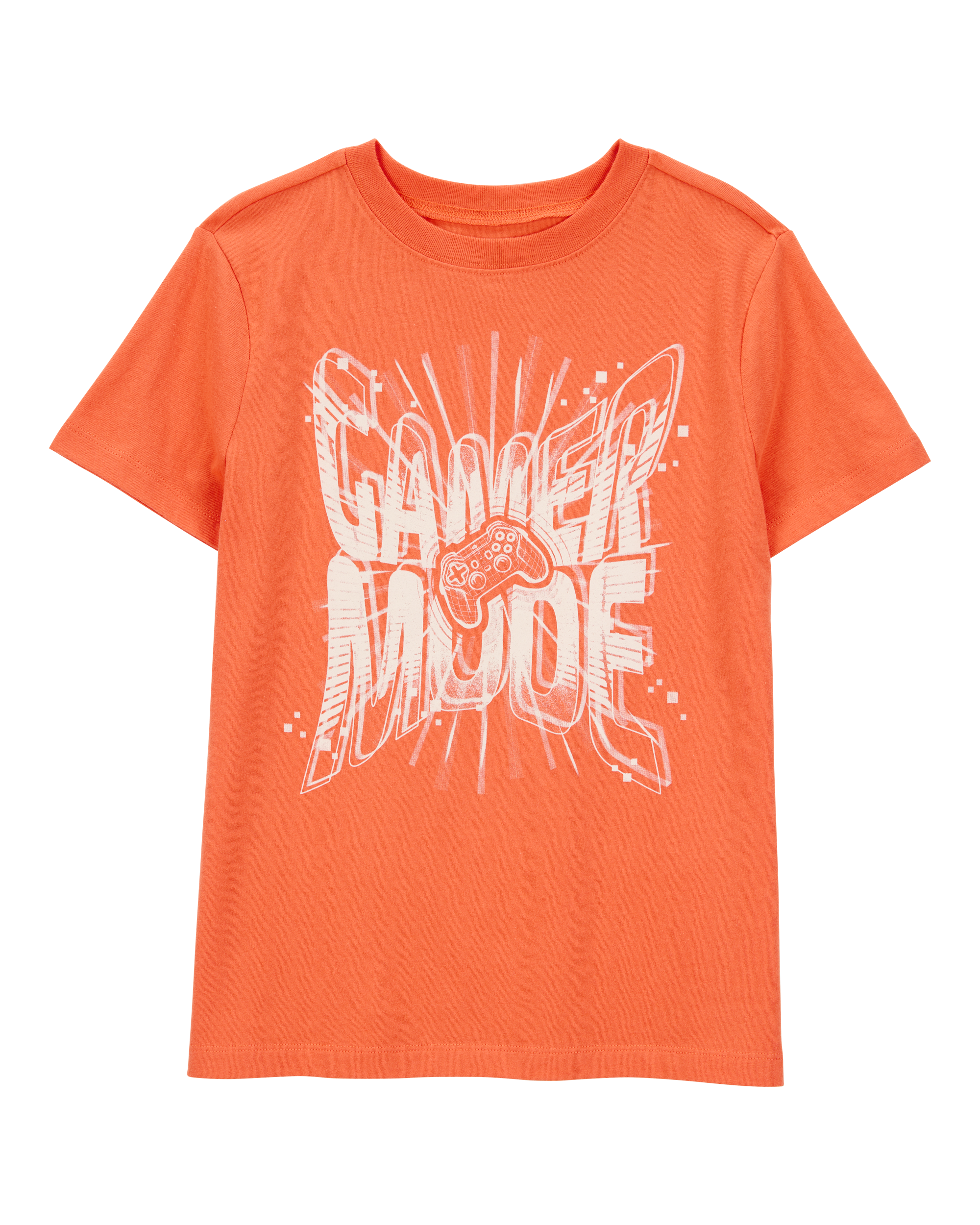 Kid Gamer Mode Short-Sleeve Graphic Tee - Orange