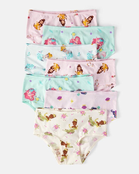 toddler girl 7-pack disney© princess brief underwear