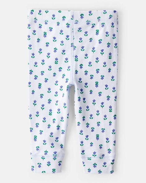Baby 2-Pack Floral Pull-On Pants