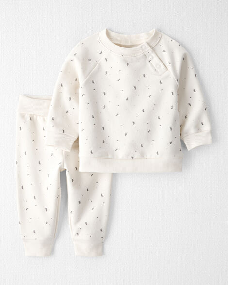 Baby 2-Piece Sprig Print Set Made with Organic Cotton