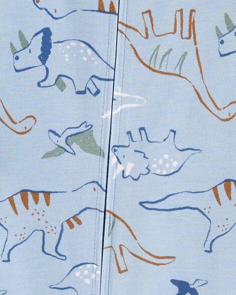  Product image 3 of Toddler Dinosaur 1-Piece PurelySoft Footie Pajamas