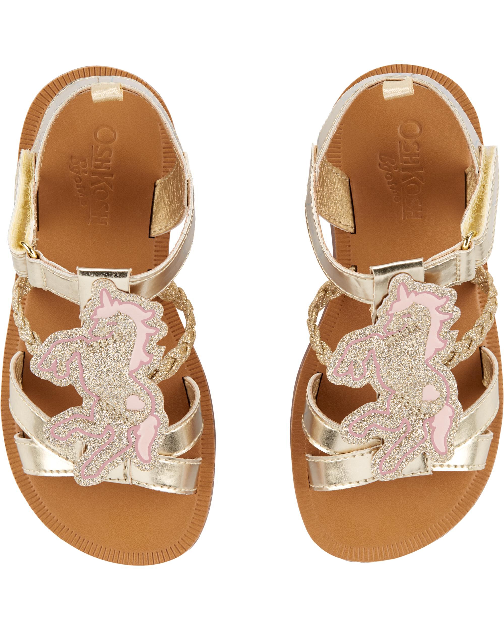 carter's unicorn sandals