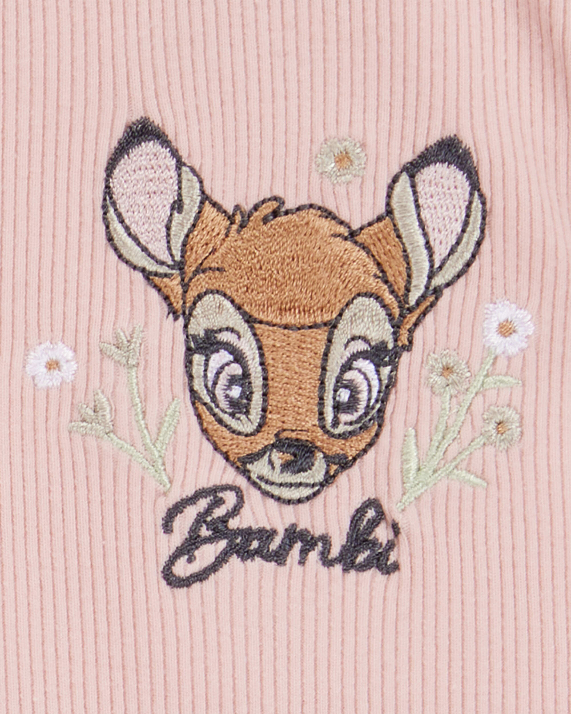 Toddler 2-Piece Bambi Flutter-Sleeve & Bike Short Set - Pink