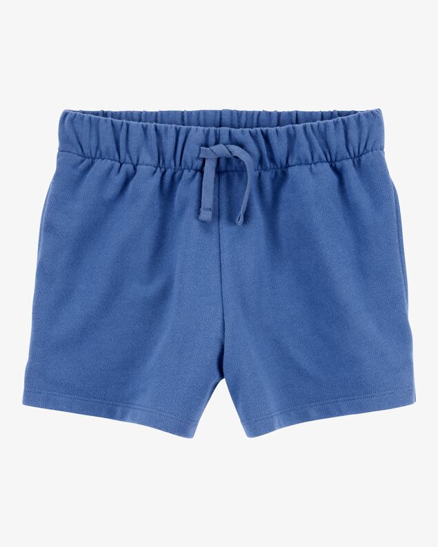 Product image 1 of Kid Pull-On French Terry Shorts - Blue