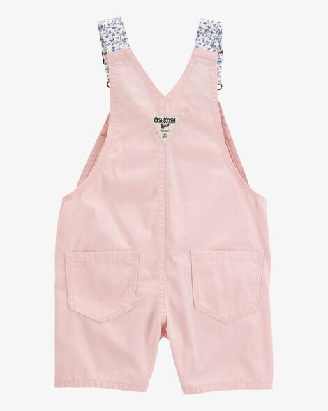  Product image 2 of Toddler Heart Woven Shortalls - Pink