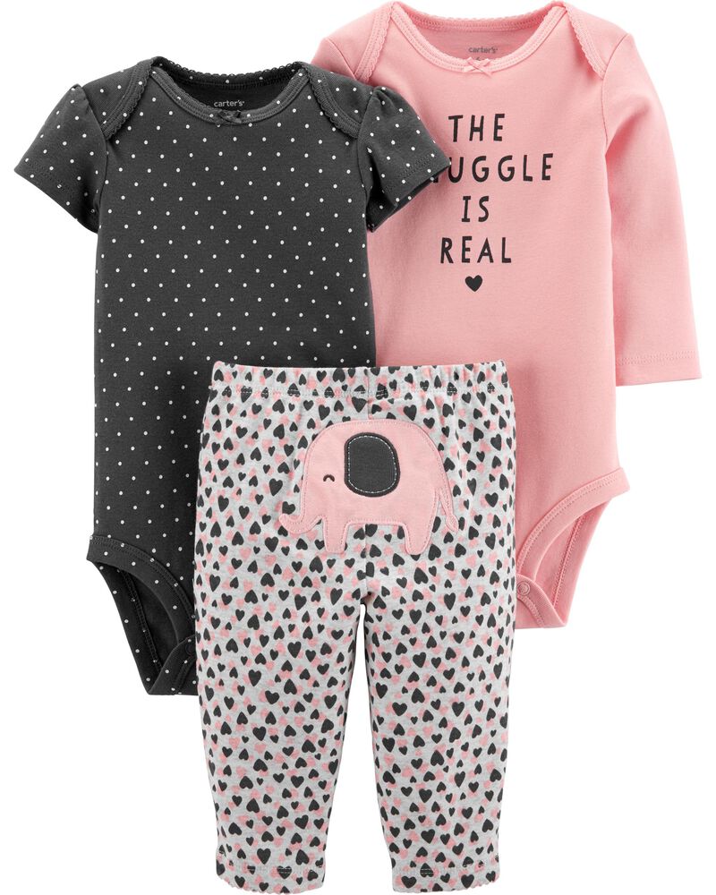 3 Piece Elephant Little Character Set Carters Com
