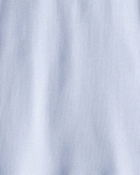Product image 2 of Kid Ribbed Short-Sleeve Henley Shirt - Blue