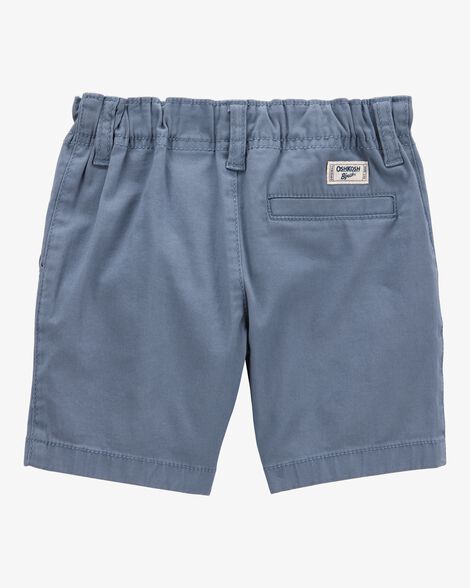  Product image 4 of Toddler Flat-Front Shorts - Blue