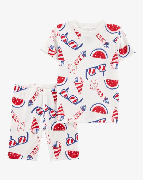 Product image 1 of Toddler 2-Piece 4th Of July 100% Snug Fit Cotton Pajamas