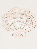 White - Toddler Seashell Flutter Tank - White, Selected