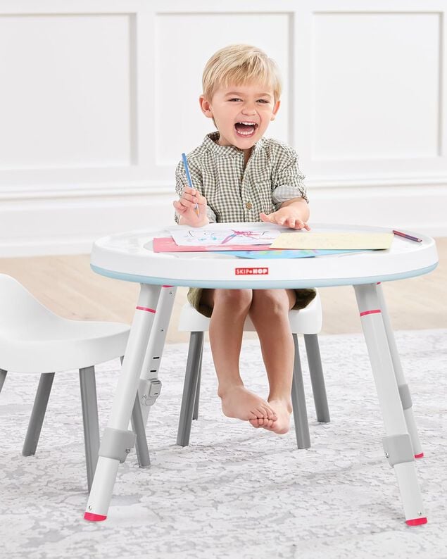 Product image 2 of Silver Lining Cloud 3-in-1 Grow with Me Set with Activity Center & Toddler Chairs