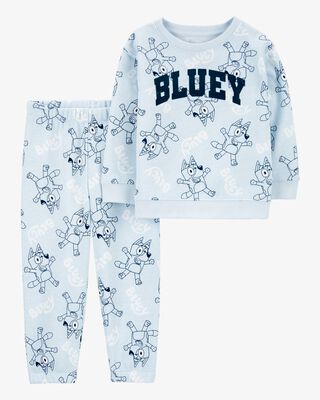Product image 1 of Baby 2-Piece Bluey Sweatshirt & Pant Set