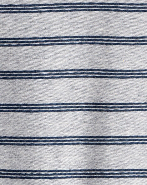 Baby Boy Striped Long-Sleeve Tee - Ivory