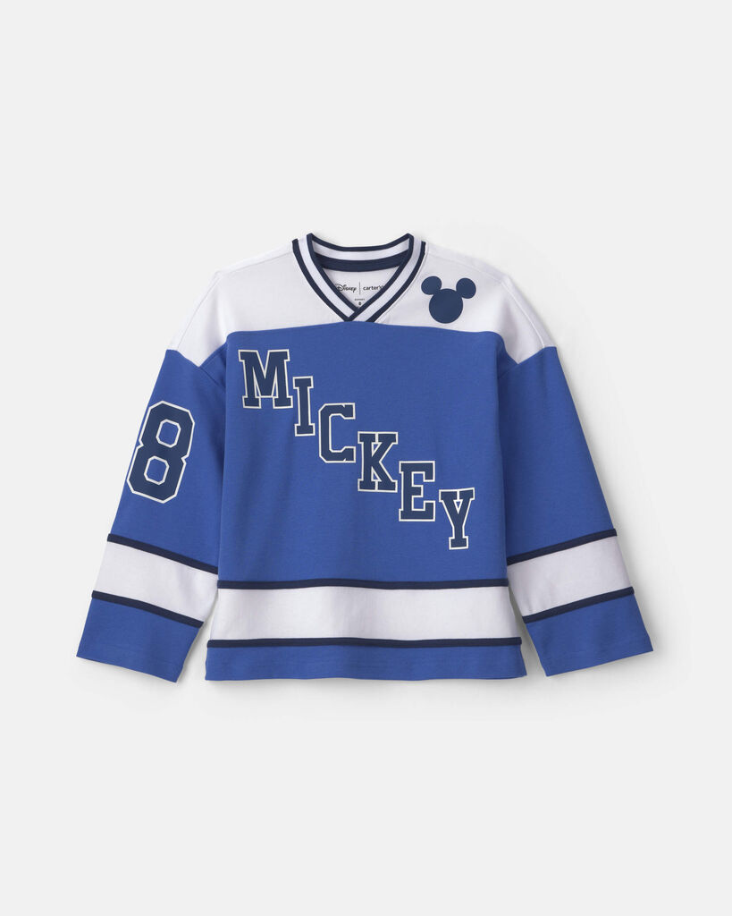 Carter's boys disney© mickey mouse long-sleeve jersey 10 Blue/White/Black