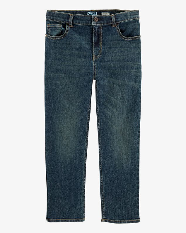 Product image 1 of Kid Husky Fit Straight Jeans in Dark Rinse