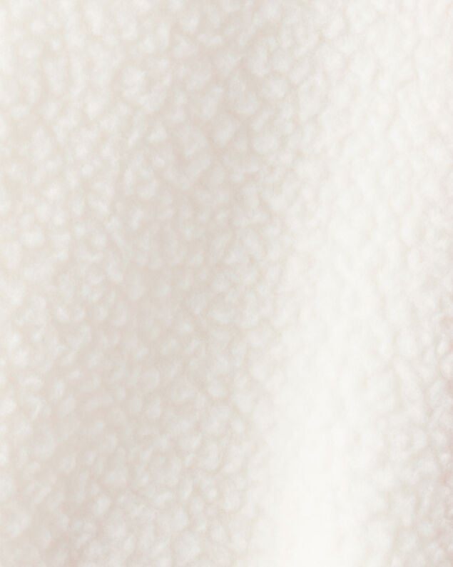 Product image 2 of Baby Girl Sherpa Zip-Up Jacket - Ivory
