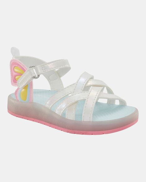toddler butterfly light-up sandal