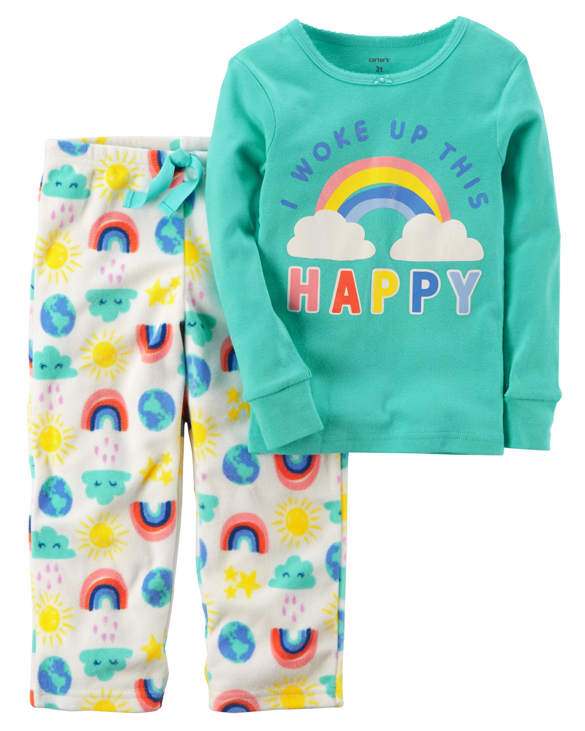 Carters rainbow pajamas clearance