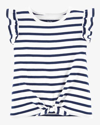 Product image 1 of Toddler Striped Tie-Front Tee