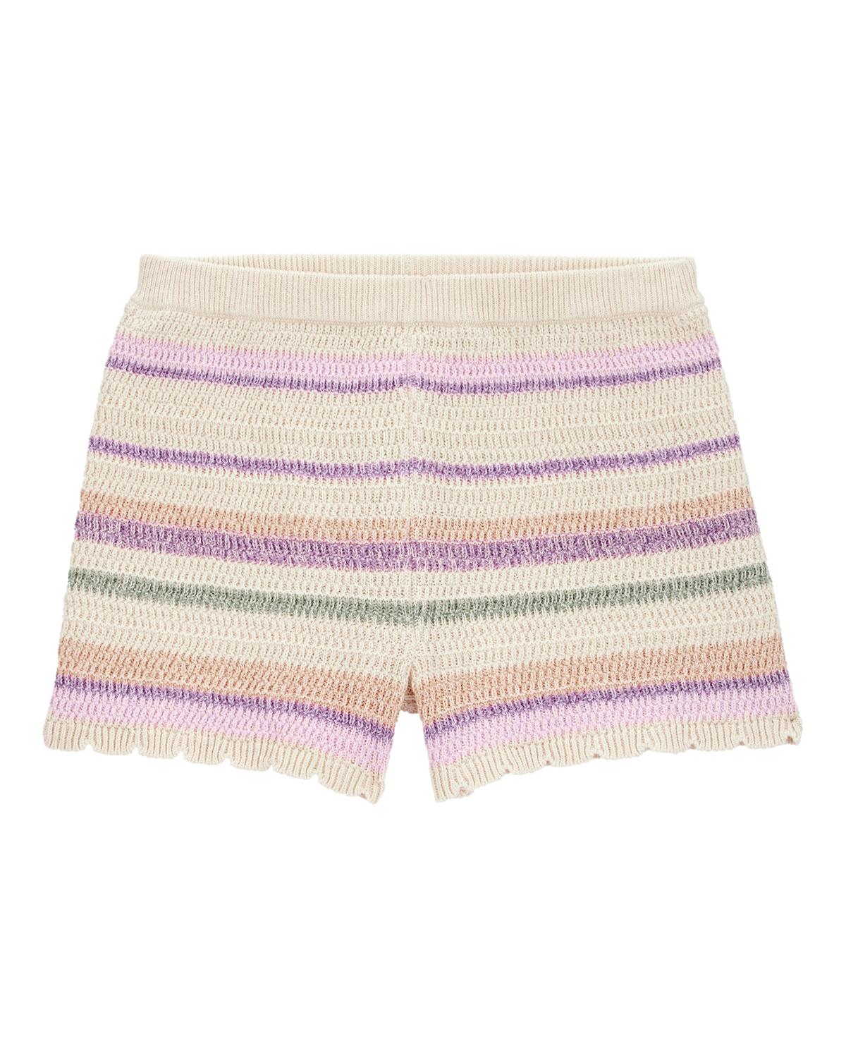 Girls Striped Crochet Knit Shorts - OshKosh | Carter's