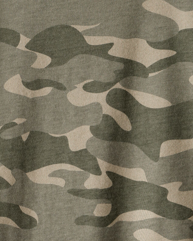 Product image 2 of Boys Camo Long-Sleeve Tee - Green