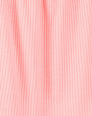 Product image 2 of Kid Solid Loose Fit 2-Piece Pajamas - Coral