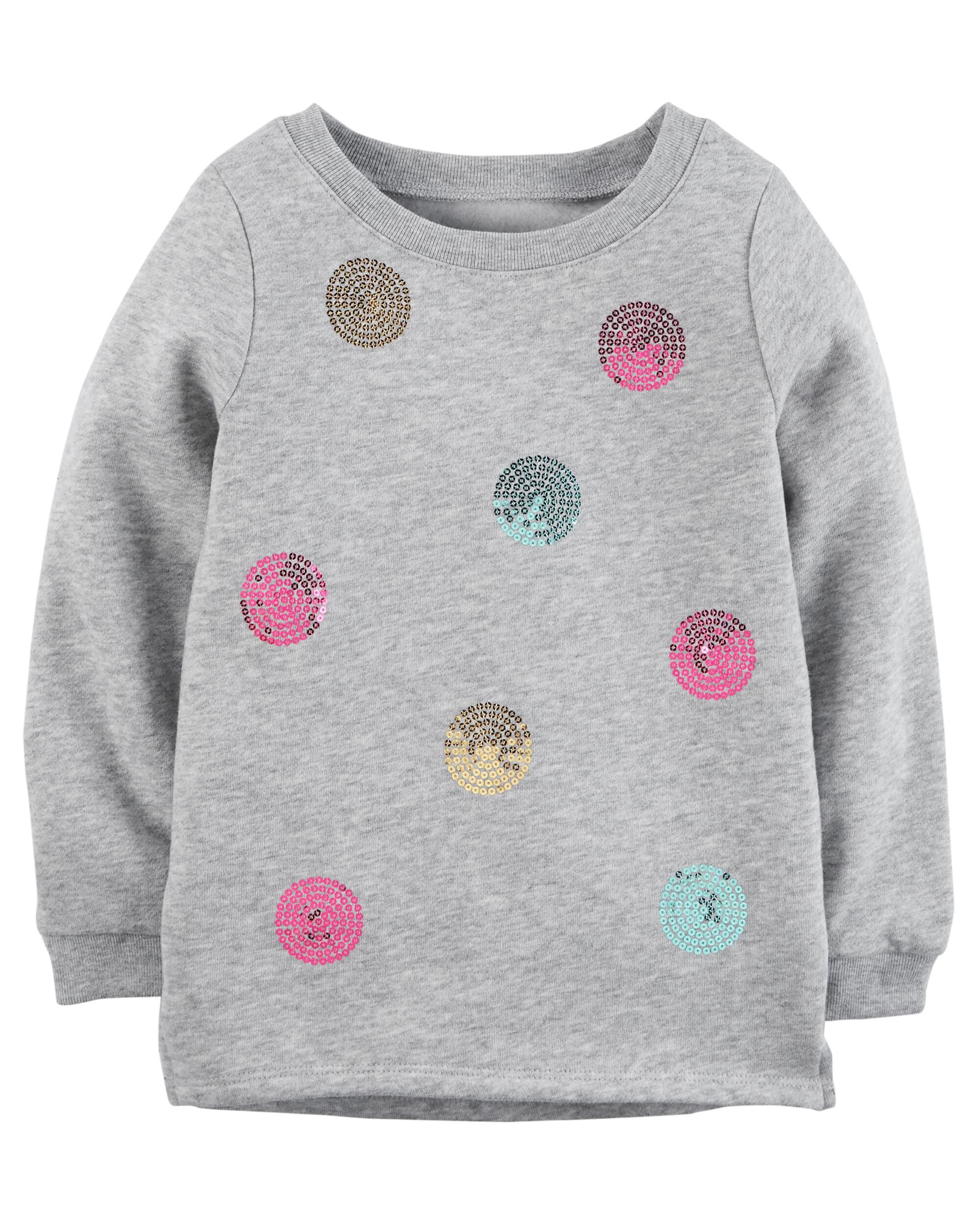 dot sweatshirt