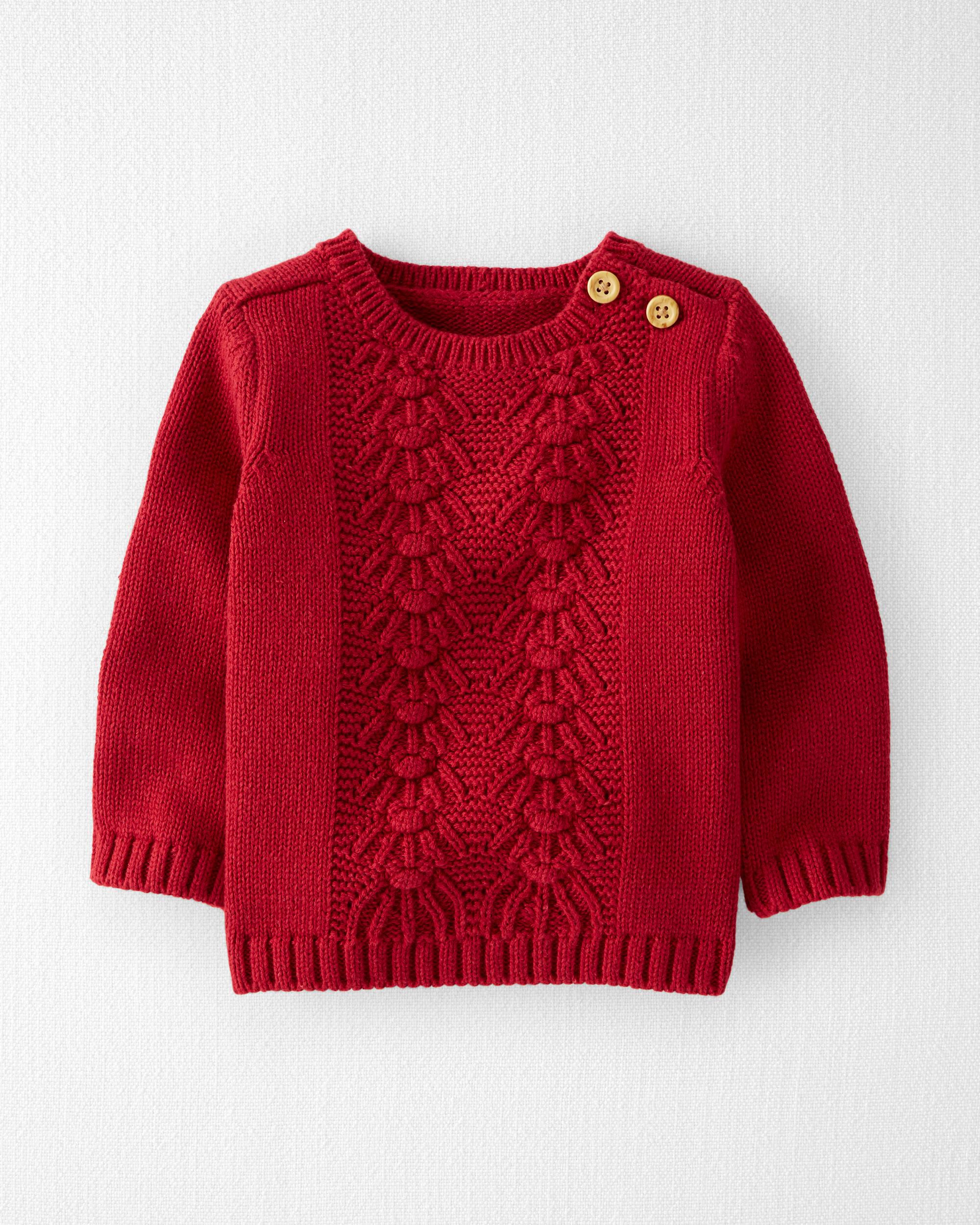 Organic Cotton Cable Knit Sweater Carter s Carter s