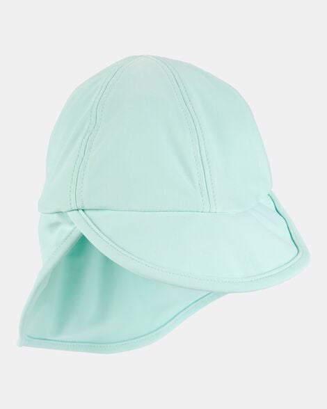 baby upf 50+ sun protection swim cap - blue
