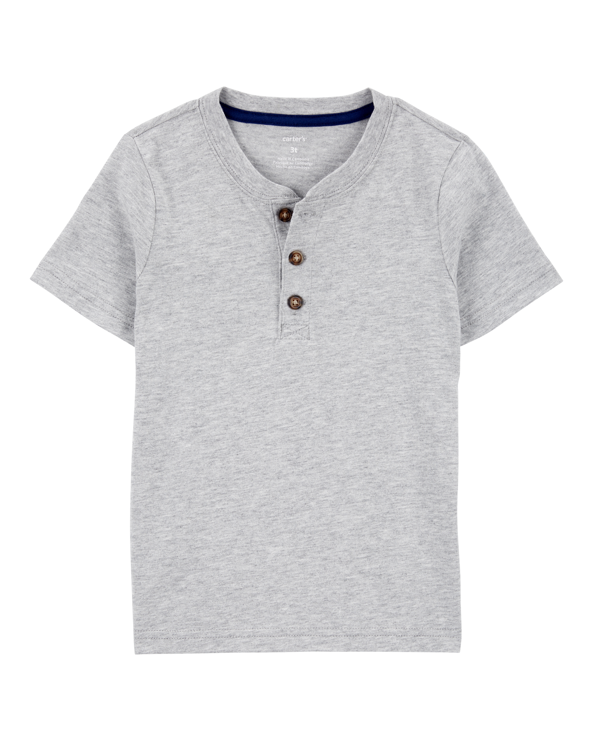 Baby Boy Short-Sleeve Henley Tee