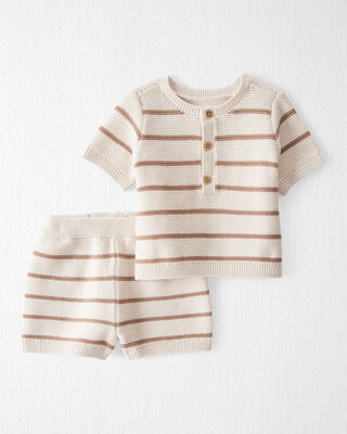Product image 1 of Baby 2-Piece Organic Cotton Sweater Knit Set