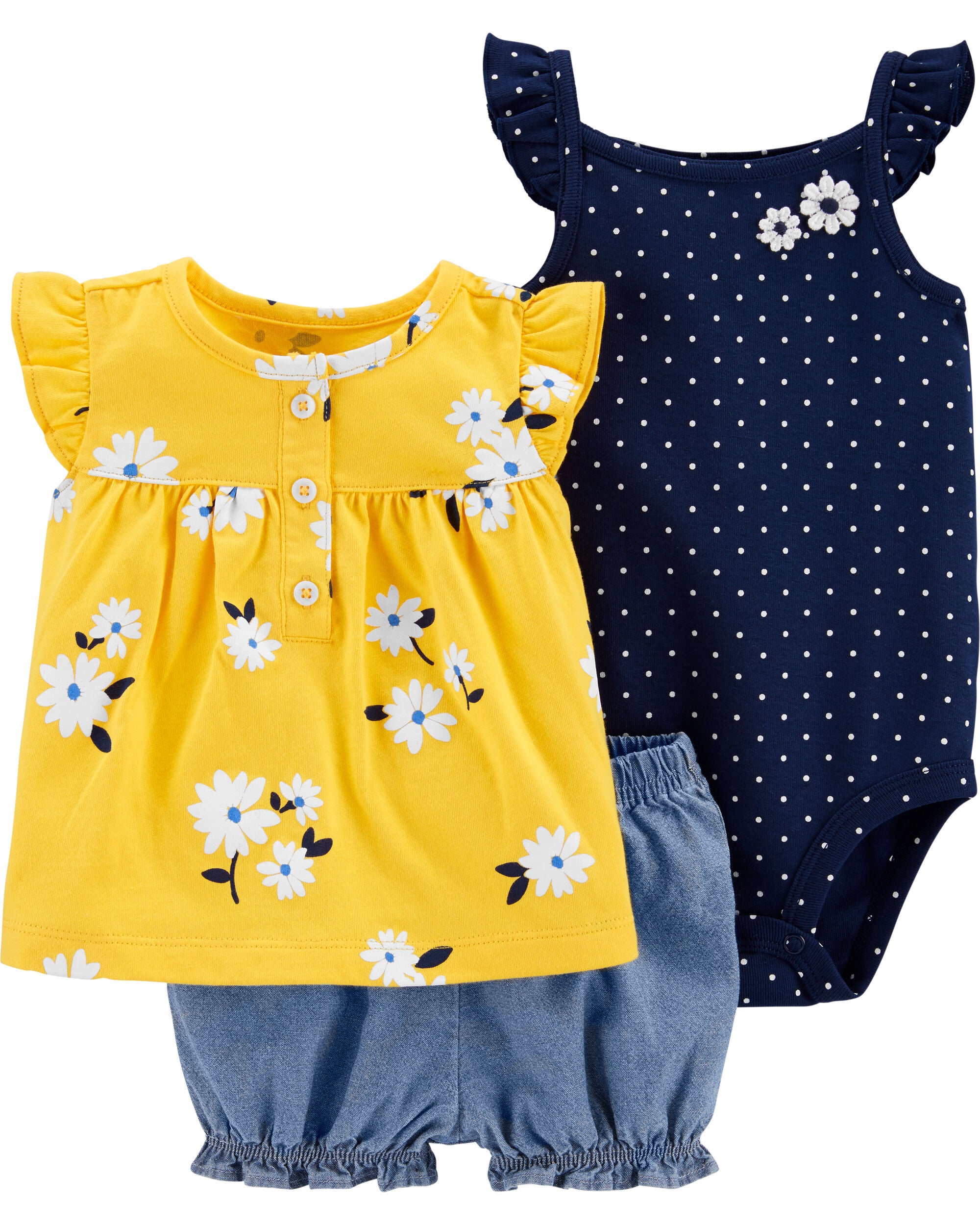 carter's 3 piece set girl