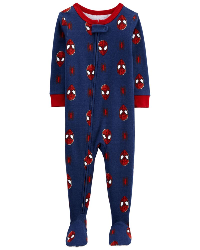 1 Piece Spider Man 100 Snug Fit Cotton Footie Pjs Carters Com