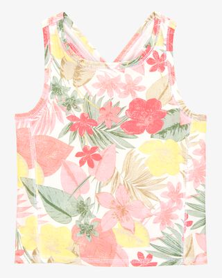 Product image 1 of Kid Floral Active Racerback Tank - Yellow