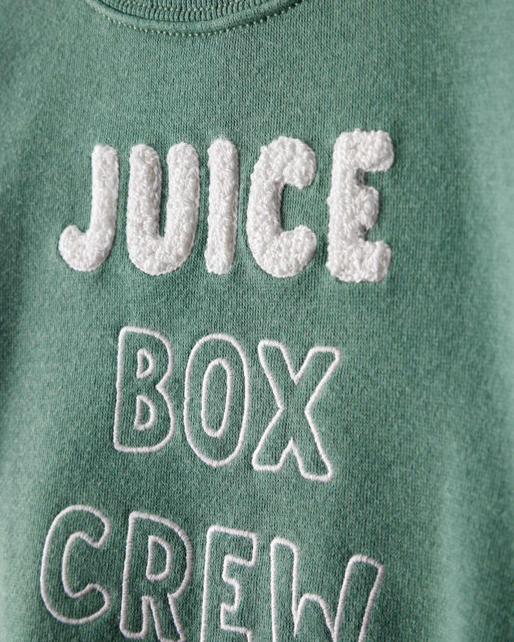 Baby Boy Juice Box Crew Long-Sleeve Tee & Pant Set - Green