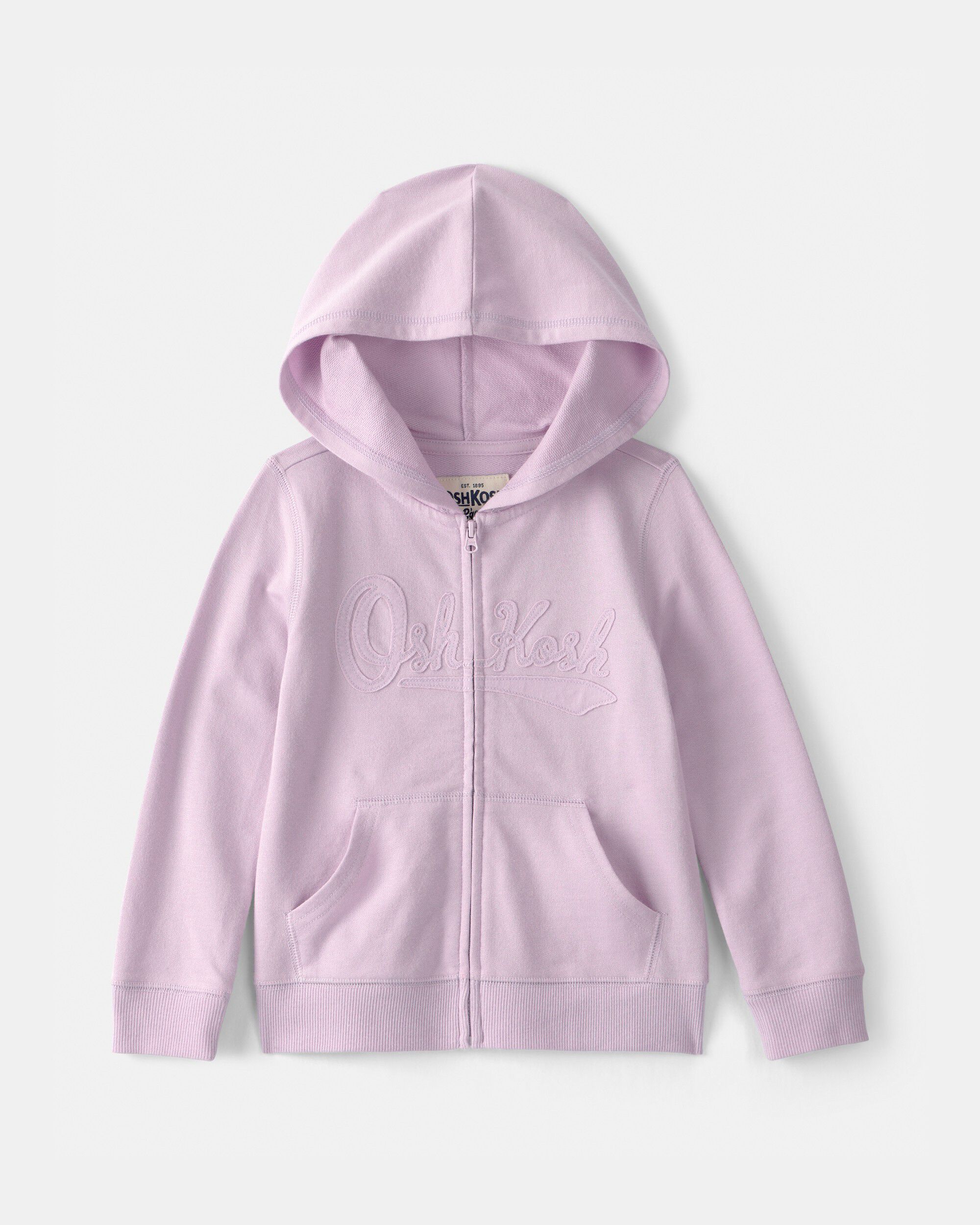 OshKosh Bgosh Toddler Girl OshKosh Logo Zip-Up Hoodie 2T Purple 18$