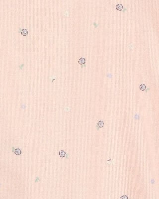 Product image 2 of Baby Girl 3-Piece Chambray Outfit Set - Chambray/Pink