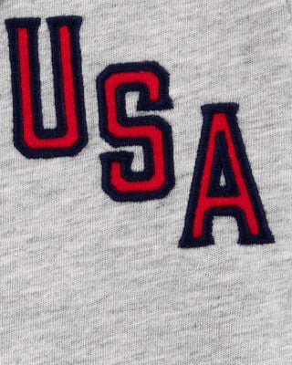 Product image 2 of Toddler USA Varsity Button-Down Shirt